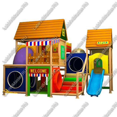 Детский игровой лабиринт «Городок мечты»