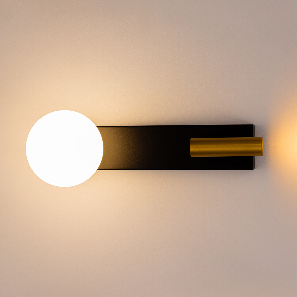 Citilux Декарт CL704451 LED Светильник с выключателем Чёрный+Бронза