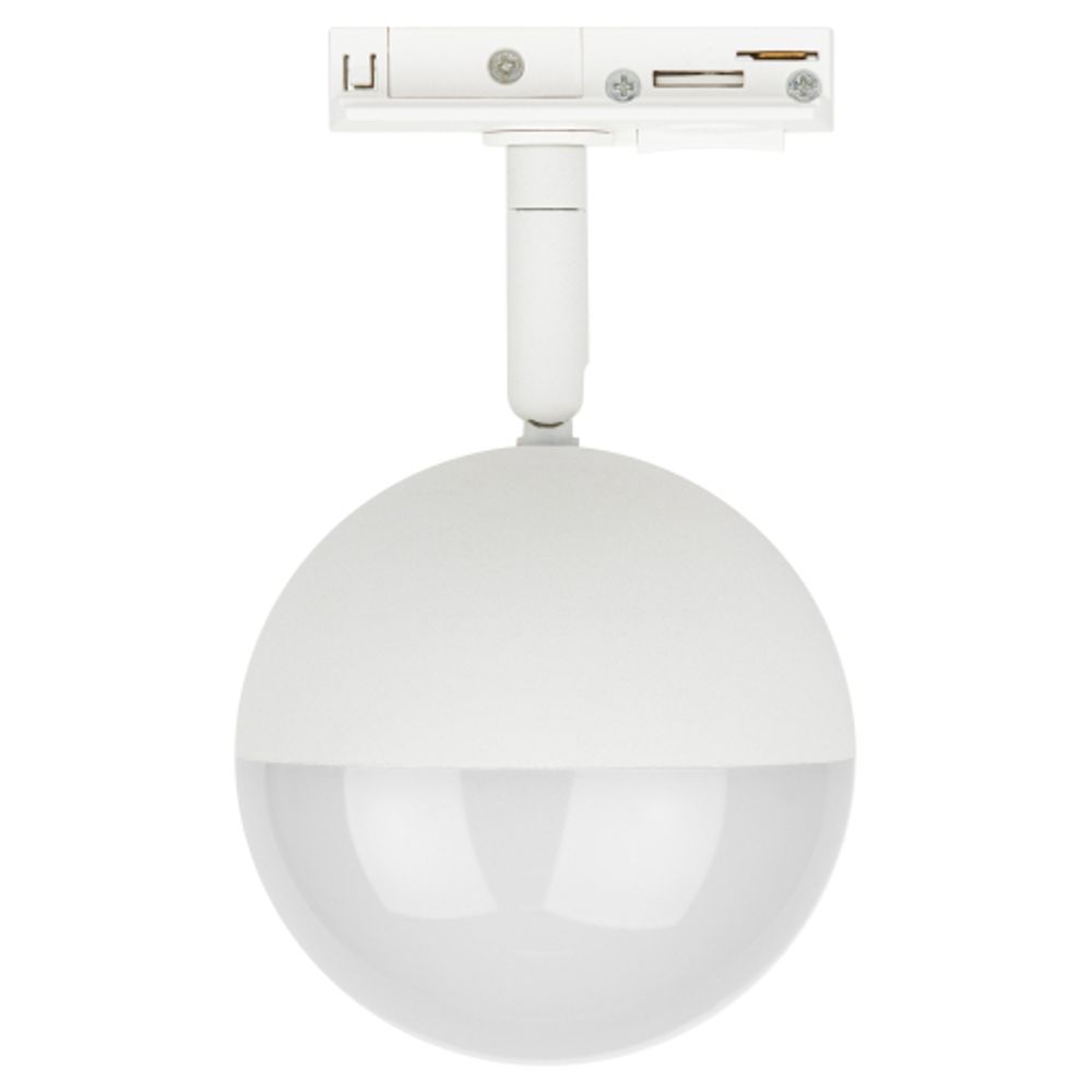 Трековый светильник однофазный ЭРА Round TR42-GX53 WH под лампу GX53 белый | Однофазные светильники под лампу