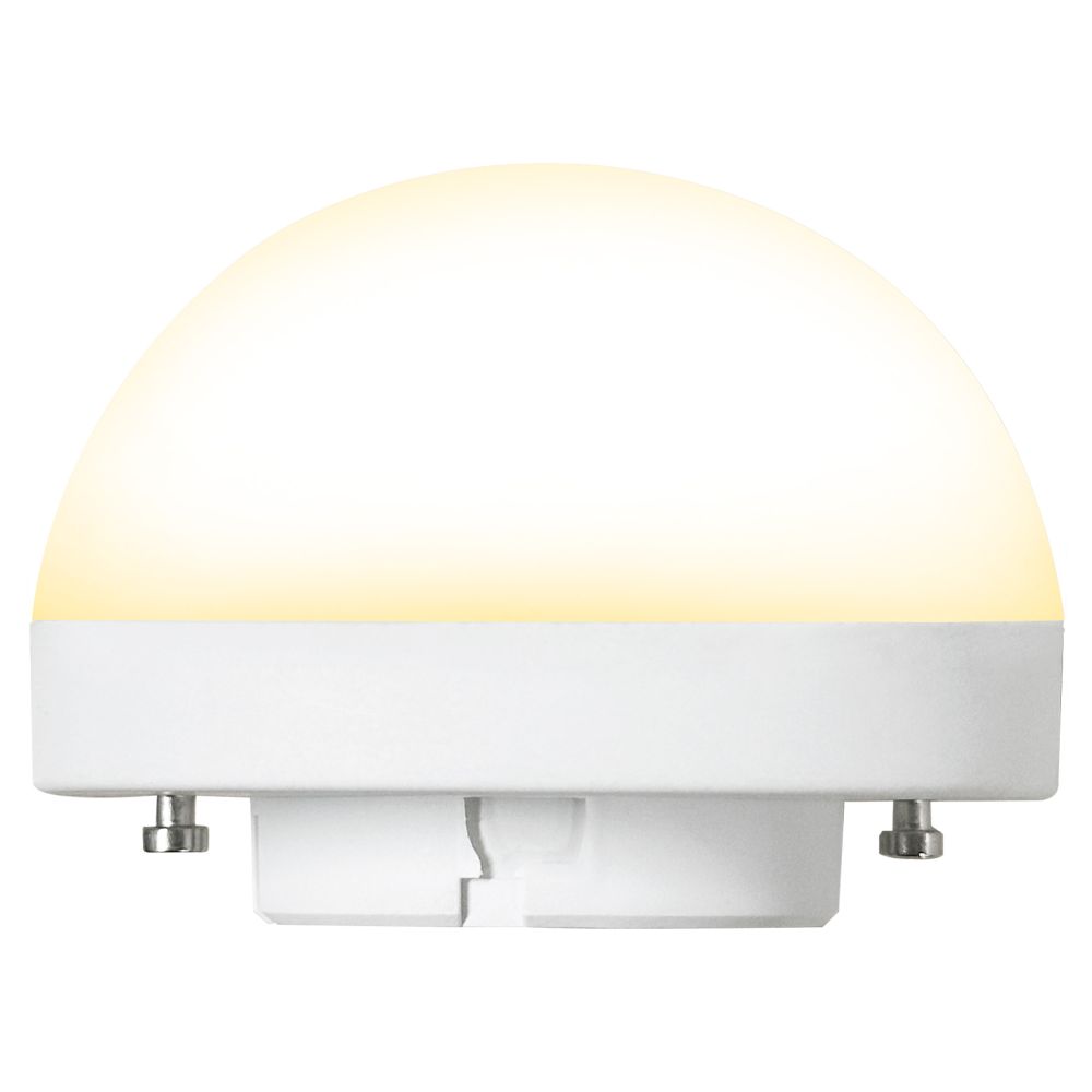 LED-GX53-13W-3000K-GX53-FR-SPHERE PLZ02WH Лампа светодиодная со сферическим рассеивателем. матовая. Теплый белый свет 3000K. Картон. ТМ Uniel