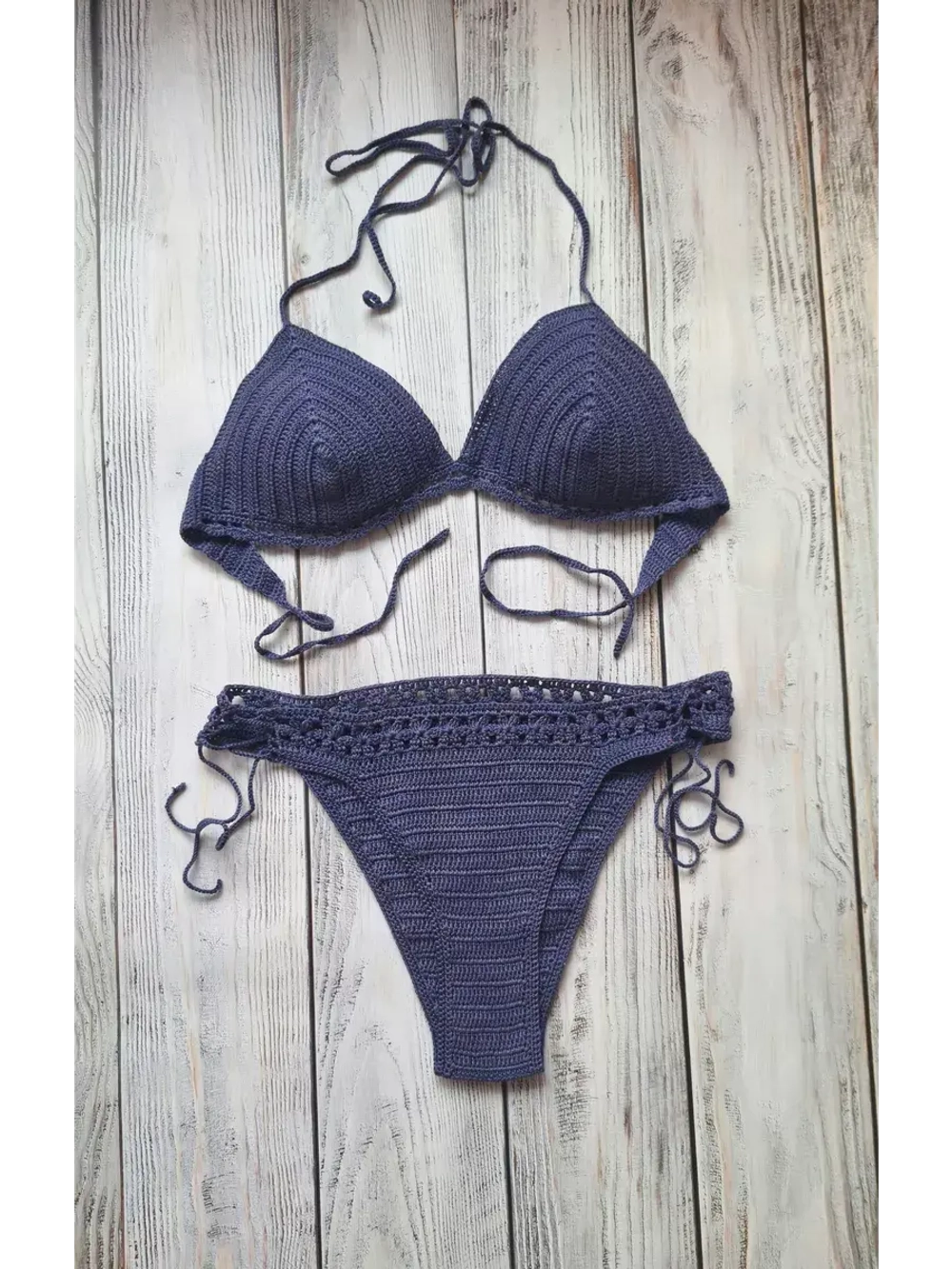 Вязаный купальник