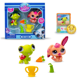 Littlest Pet Shop - Черепаха и Розовый Кролик 2-PAK Два животных + аксессуары LPS00620
