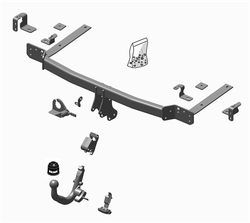 Фаркоп Brink (Thule) 603400 для Honda CR-V 2012-2016(паспорт и сертификат в комплекте)(без электрики)