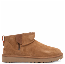 UGG Classic Ultra Mini Zip Boot Chestnut