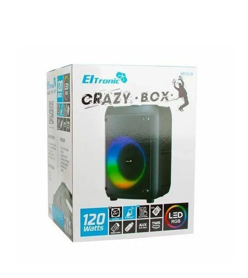 Колонка 05" (20-39 CRAZY BOX 120) динамик 1шт/5.25" ELTRONIC с TWS