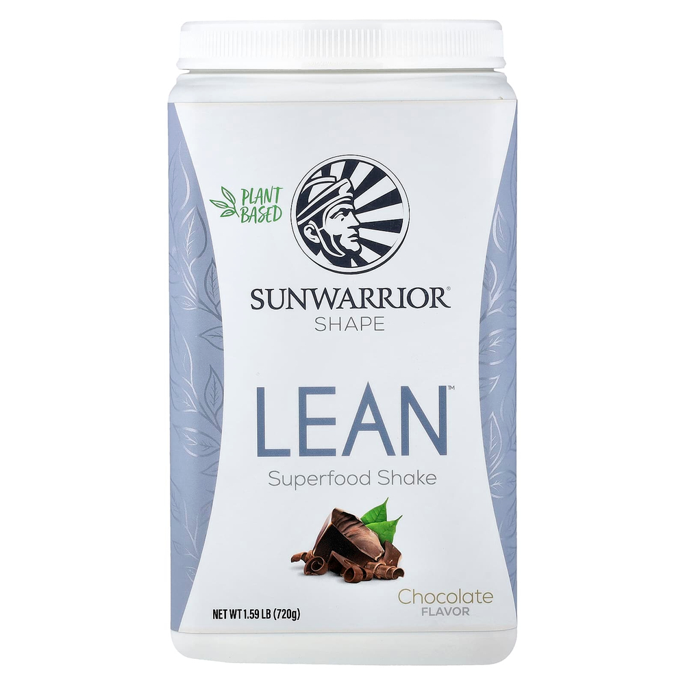 Sunwarrior, Shape, Lean™, коктейль с суперфудами, со вкусом шоколада, 720 г (1,59 фунта)