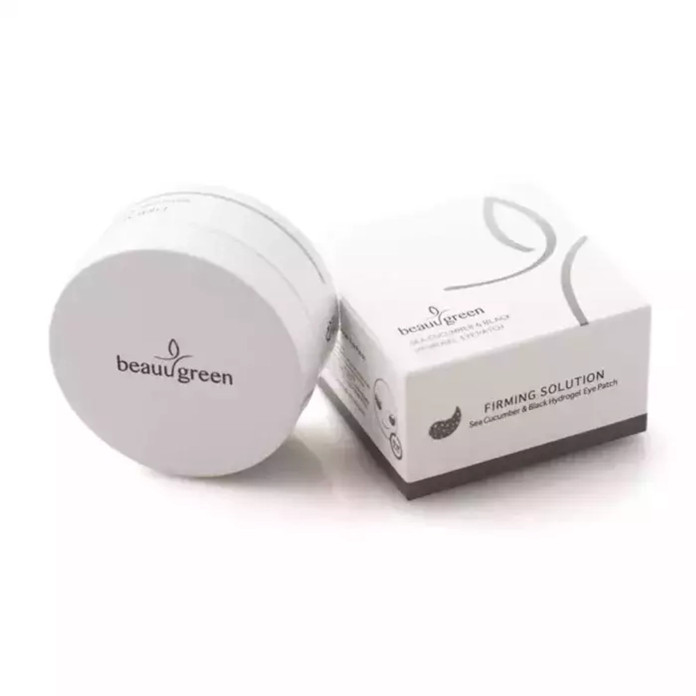 Патчи гидрогелевые с морским огурцом BeauuGreen Sea cucumber & black hydrogel Eye Patch, 60 шт