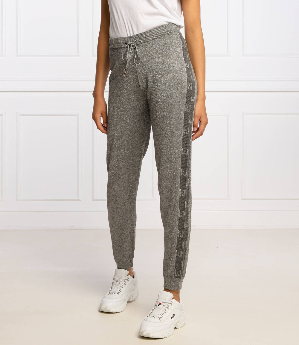 спортивные штаны Liu Jo Sport - серебряный(TF1187 MA831)