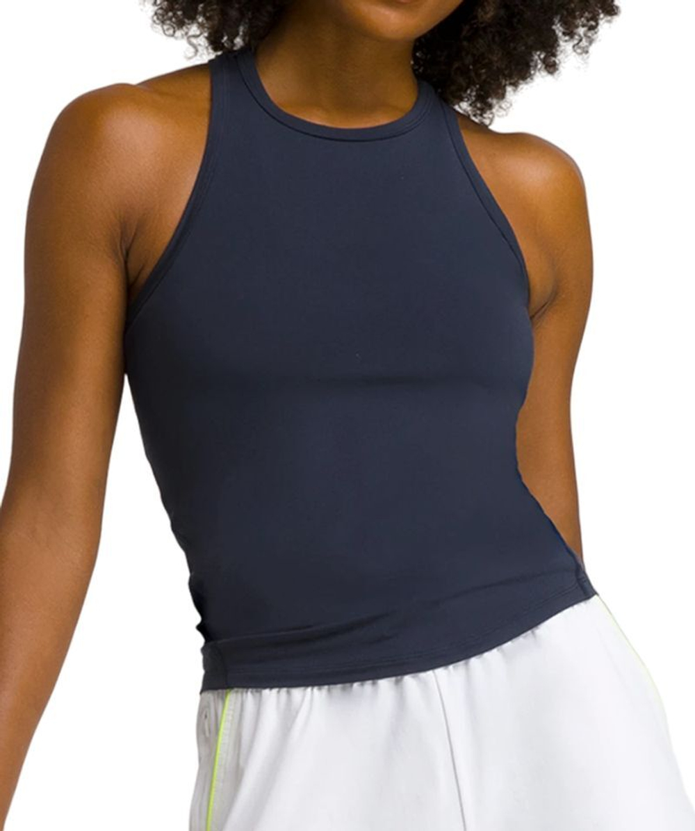 Женский топ теннисный Wilson Fieldhouse Tank Top Liite - небесный