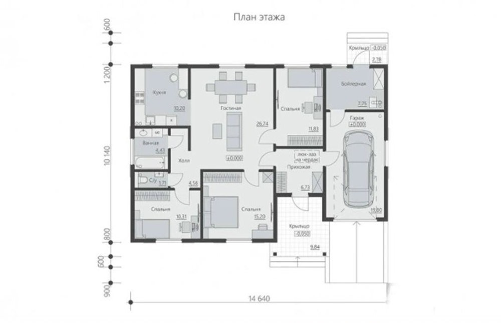 Проект Дома 119 кв. м Д-24
