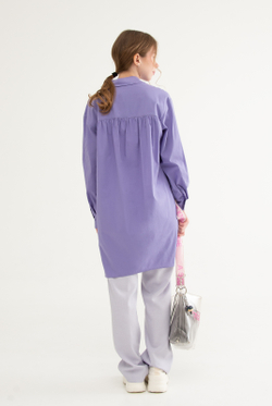 Блузка 3313ВЕ, сиреневый #83С053313ВЕ