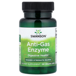 Swanson Vitamins, смесь ферментов, против газообразования, высокоэффективная, 90 веганских капсул