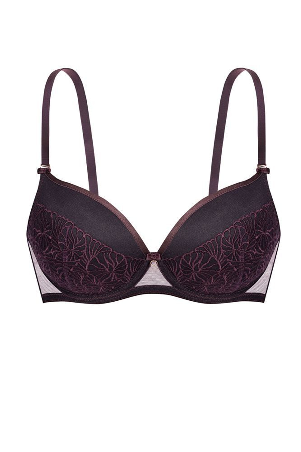 Бюстгальтер пуш-ап Daisy (Размер: 85C) (Цвет: сливовый)