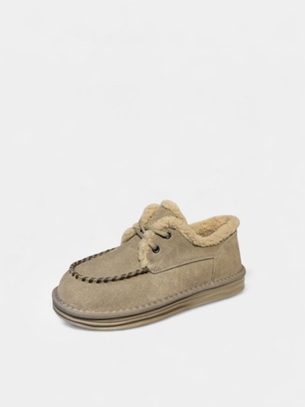 Лоферы с мехом