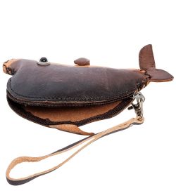 BL-51/1 Кошелёк кожаный «Дельфин»