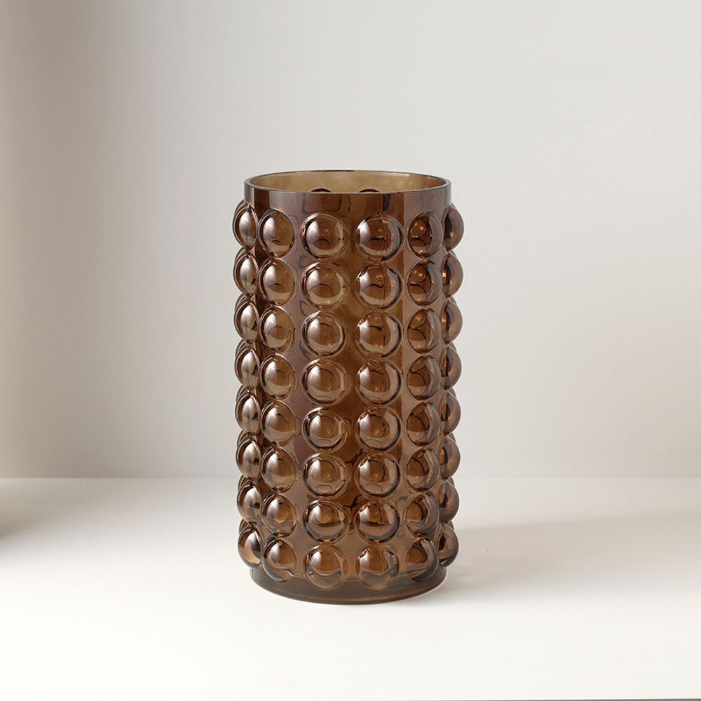 Ваза Molecule, 28 см, сепия