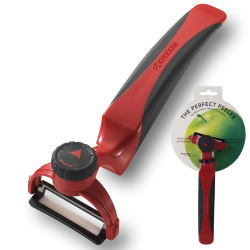 Нож для чистки поворотный Kyocera Kitchen accessories Perfect Peeler красный Япония детали