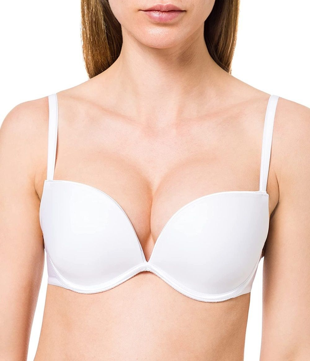 Пуш-ап бюстгальтер Full Effect (Размер: 80A) (Цвет: бежевый)