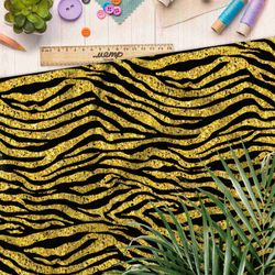 Ткань ниагара золотая шкура