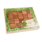 Деревянные кубики буковые , 20 шт, Леснушки