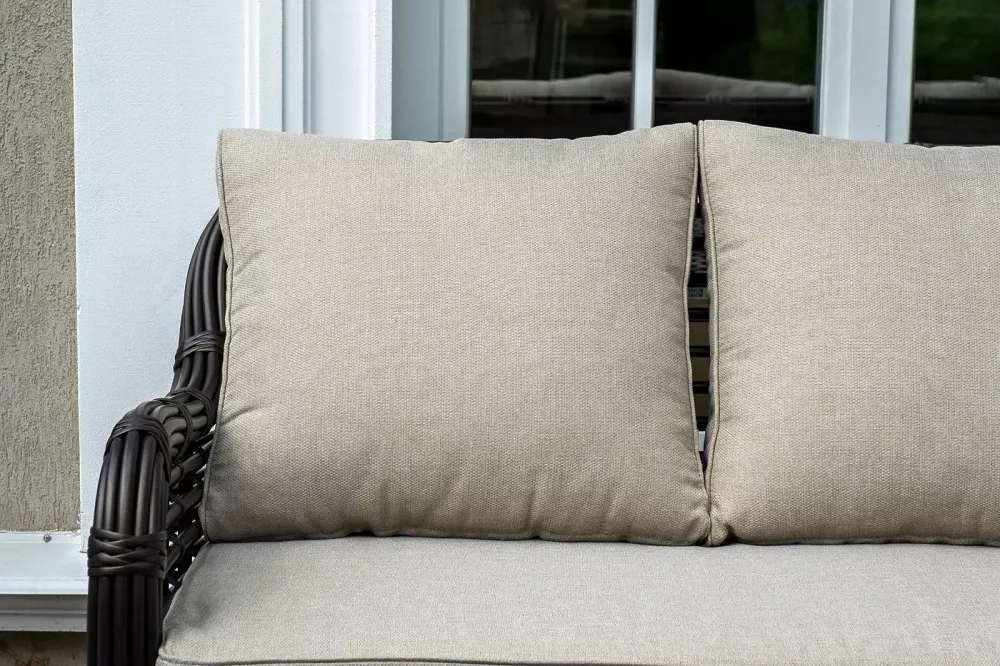 "Ницца" лаунж-зона из искусственного ротанга, цвет бронзовый