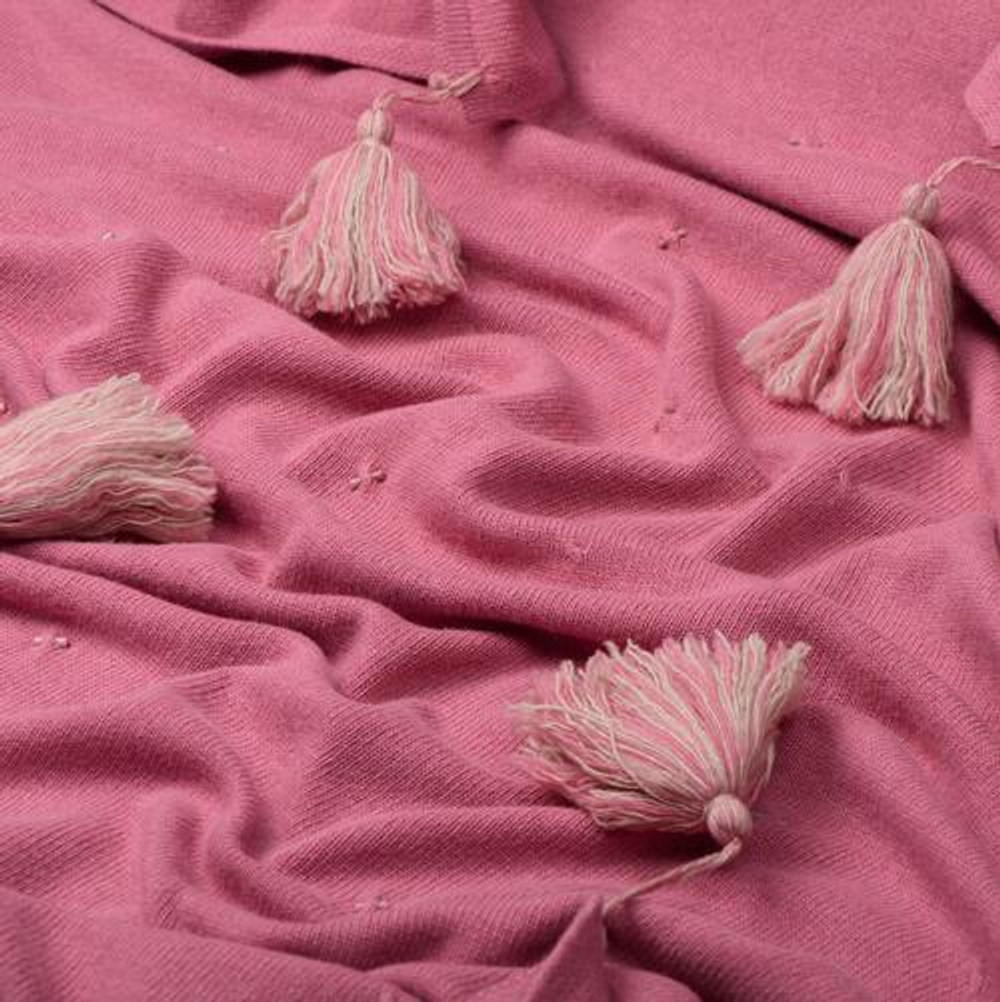 Плед-палантин GRACE STONE Rene Real райская роза 110x170 см