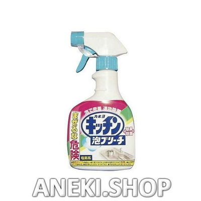 Отбеливатель пенящийся хлорный для кухни 400 мл Kaneyo Foaming Bleach For Kitchen
