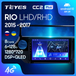 Teyes CC2 Plus 9"для KIA Rio 2015-2017 (прав)