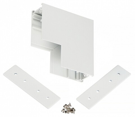 Соединитель угловой внутренний для треков накладных MyFar  MT0201-CLW-W