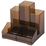 Подставка-органайзер BRAUBERG-CONTRACT, 109х95х101,5 мм, 5 отделений, тонированная, 230994