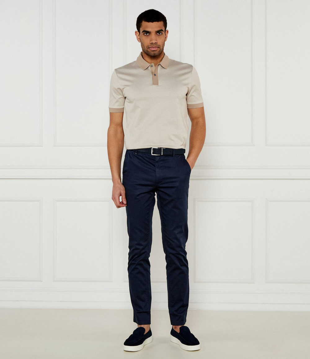 Поло H-Parlay 432 BOSS BLACK - бежевый(50532246)