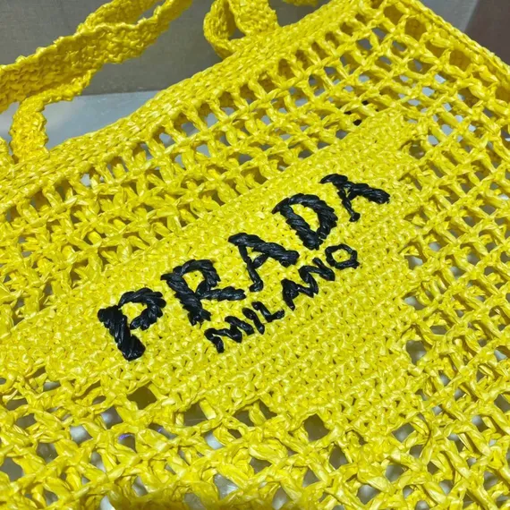 Женская сумка-тоут PRADA RAFFIA