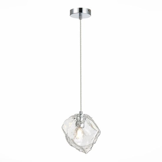 SL1175.103.01 Светильник подвесной ST-Luce Хром/Прозрачный E14 1*40W PORTICI