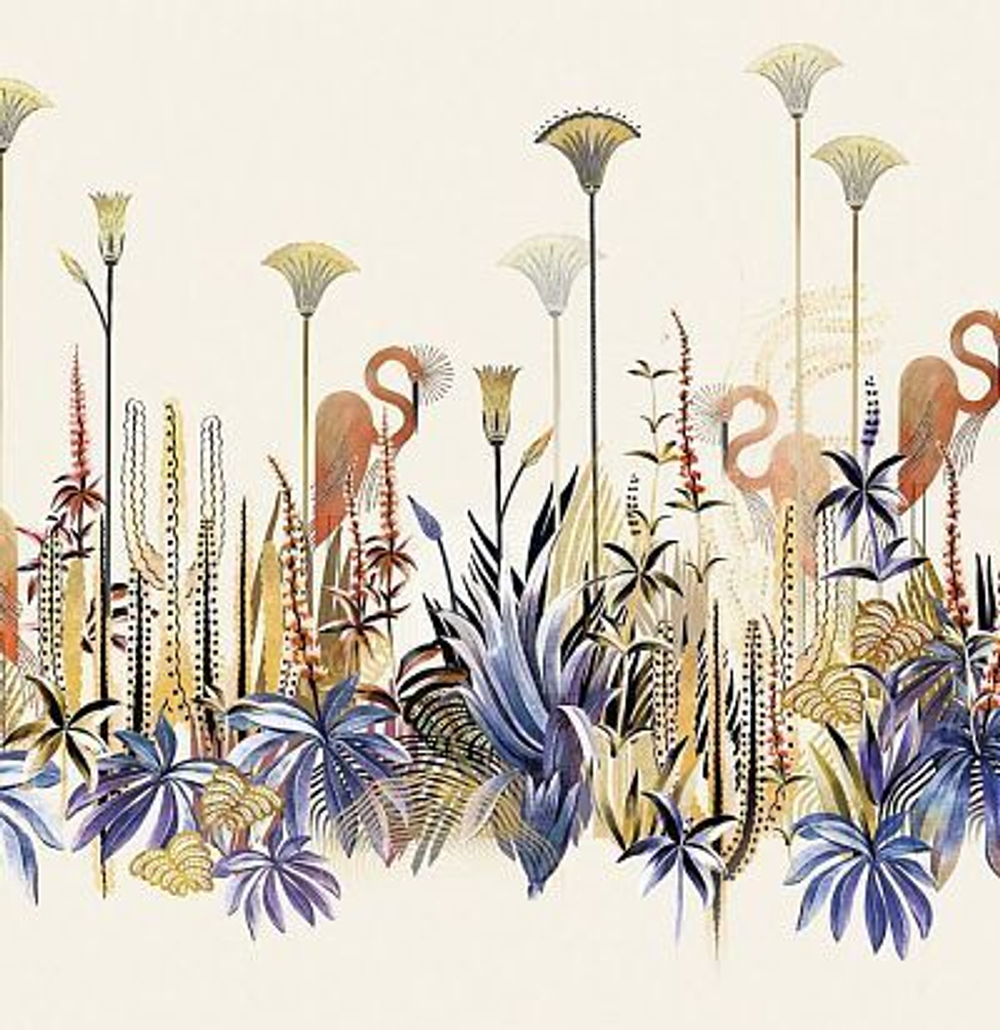 Панно с тропическим орнаментом DGAGA1012