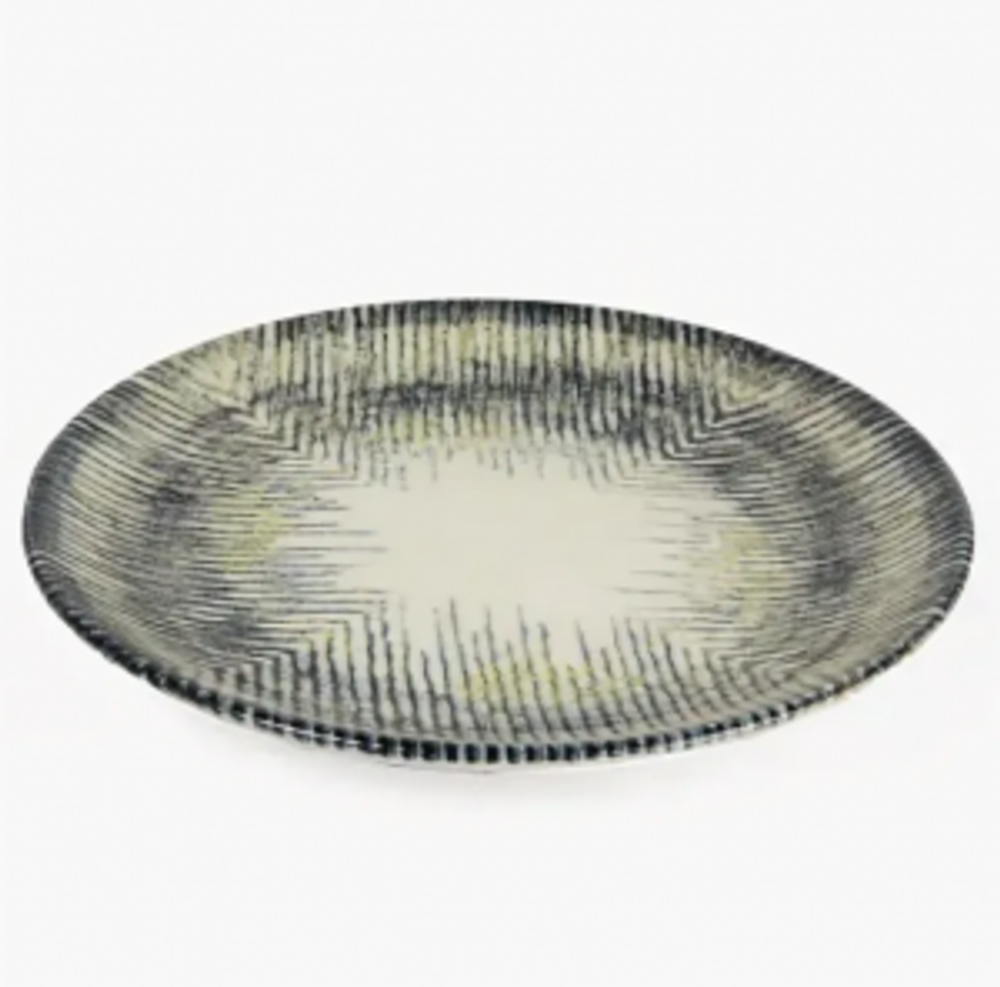 GBSEO27DUR822 Тарелка Круглая D=27 См., Плоская, Фарфор Цвет Корич.Комб., Silence R822