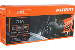 Сетевая сабельная пила PATRIOT RS 606, 710Вт, 110303606