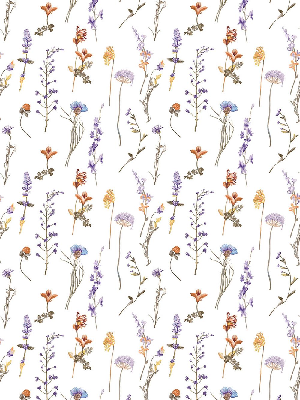 Наволочка комплект 2шт перкаль Сказка "Флора" 50x70 см на молнии