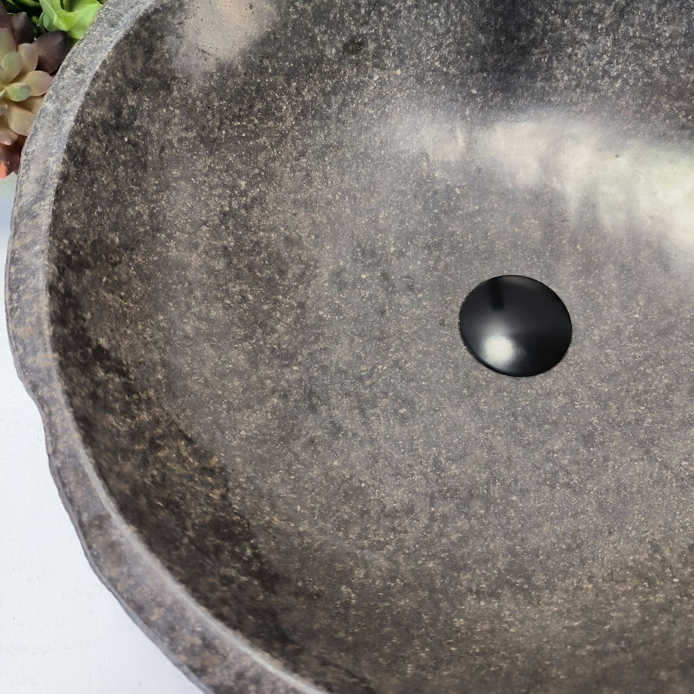 Раковина из речного камня RS-63873 (52*44*15) 0123