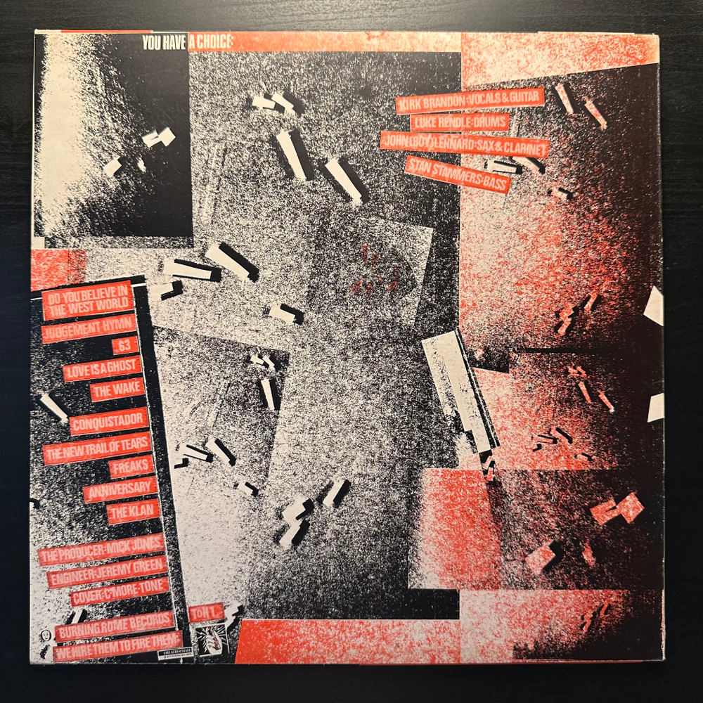 Theatre Of Hate - Westworld (Англия 1982г.)