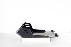 Skid Plate for Honda CRF300Rally (2021-UP). Aluminium, 4mm. Black (Gloss)