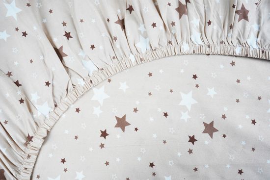 КПБ  Арселия, Евро, 50х70, простыня 140х200х30 . DOMTEKC