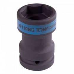 KING TONY (85451941M) Головка торцевая ударная 1", Square 19 мм х Hex 41 мм, футорочная