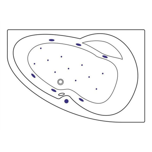 Акриловая ванна Excellent Newa P Relax 160x95 WAEX.NEP16.RELAX