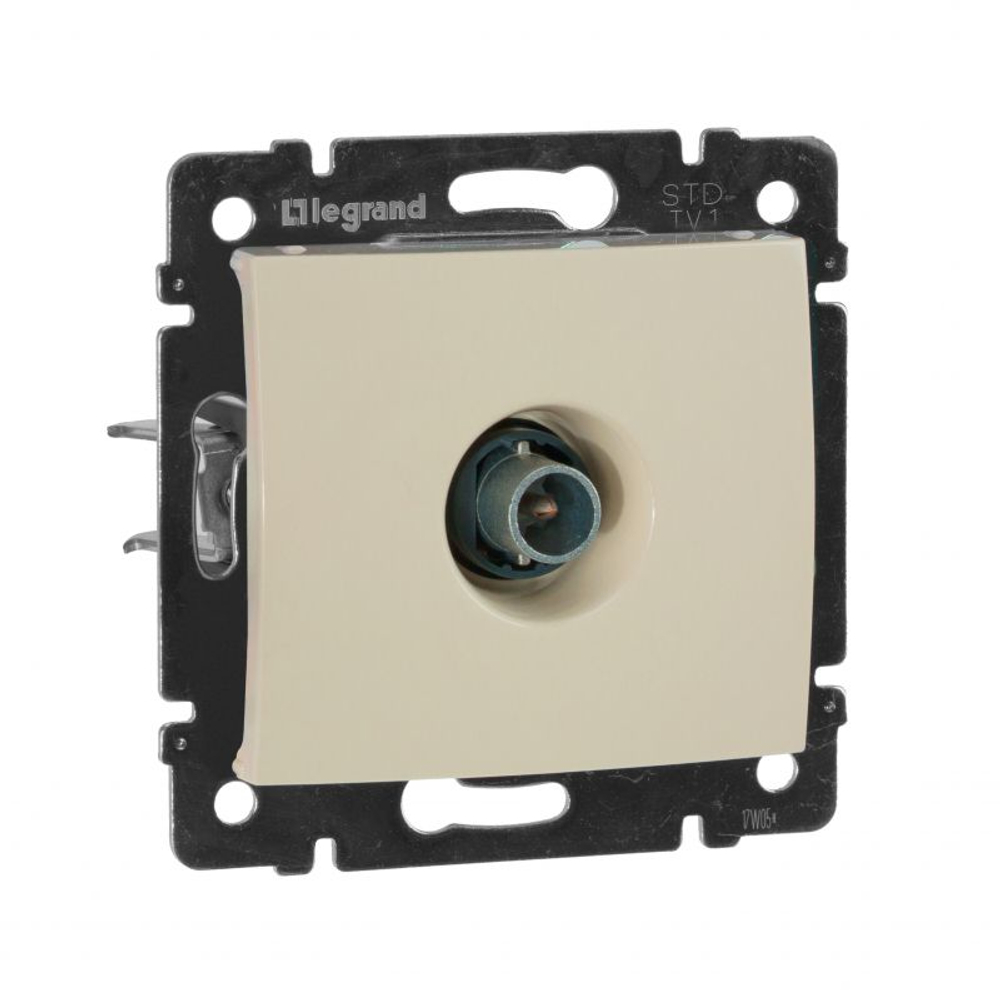 4331/4431 Розетка TV проходная слоновая кость