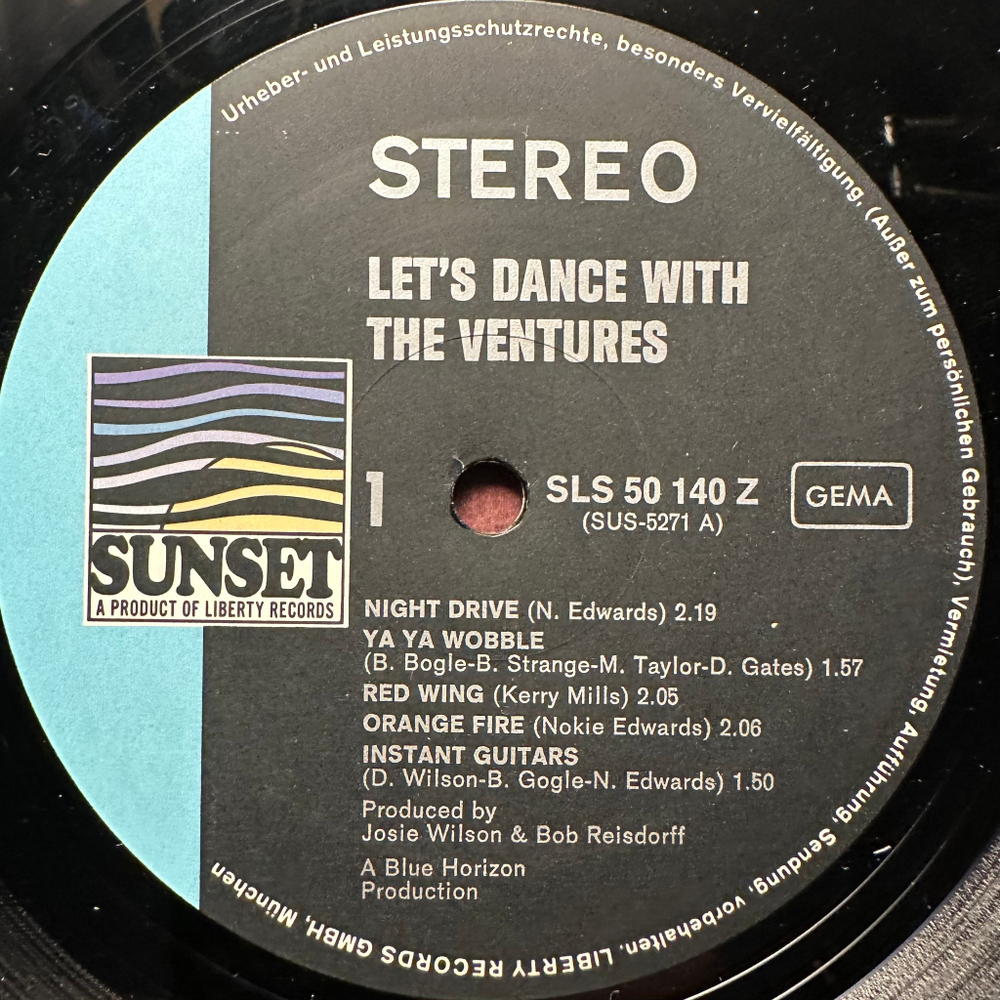 The Ventures - Let's Dance With The Ventures (Германия 1969г.)