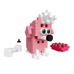 Marioinex - Мини-конструктор Waffle POCKET PETS PUPPIES Пудель 47 элементов 907856