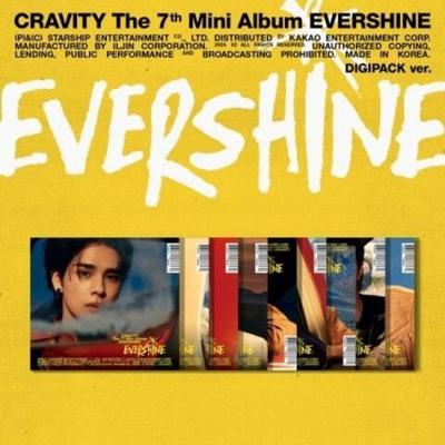 Альбом CRAVITY - EVERSHINE 7th Mini Album DIGIPACK RANDOM Version