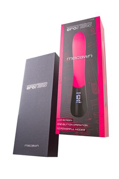 Вибратор eroTeq Mecawn, силикон, розовый, 20,5 см