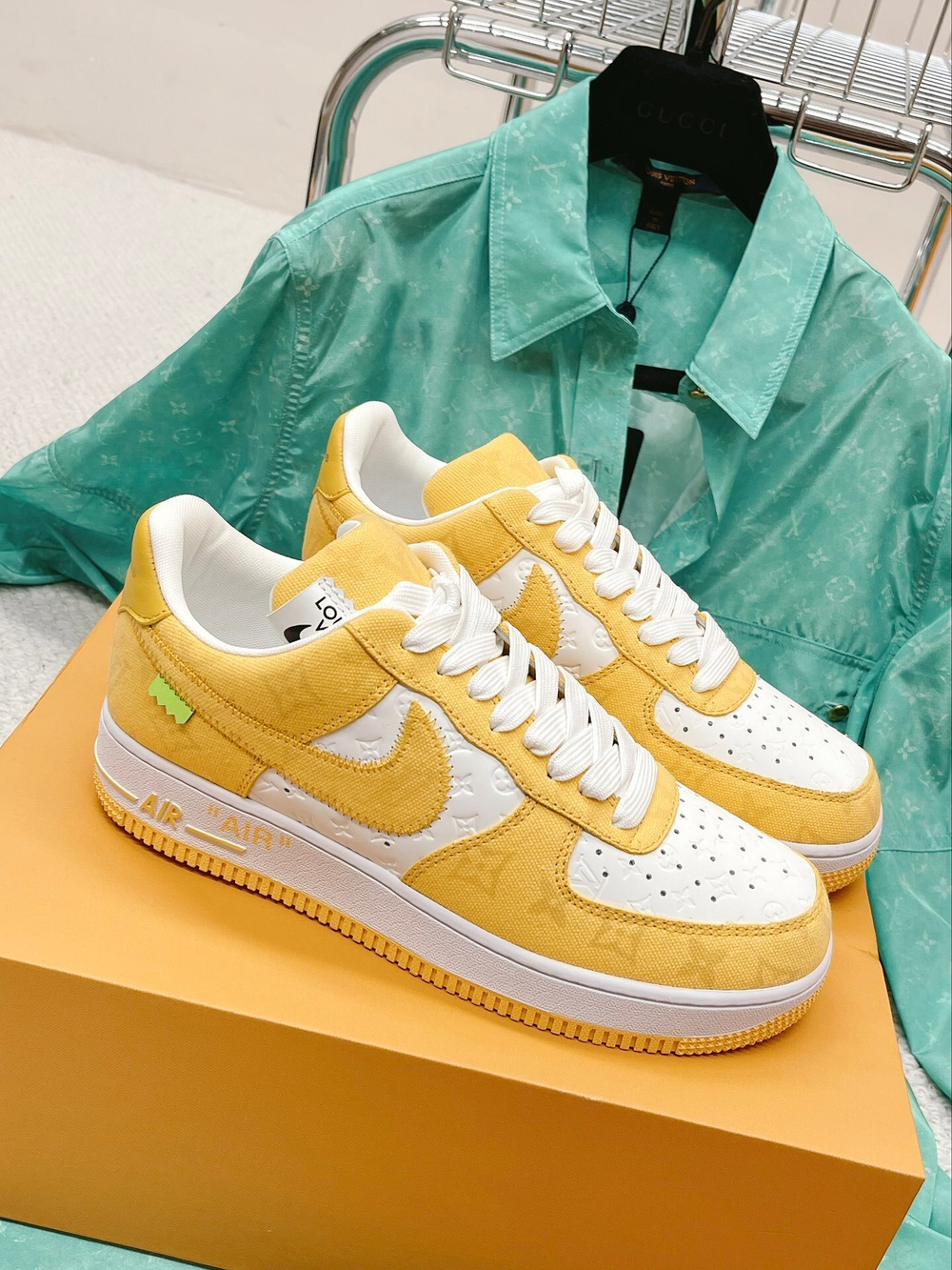 Louis Vuitton and Nike Air Force