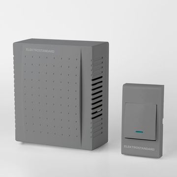 Звонок электромеханический DBQ26M WM 1M IP44 серый Elektrostandard